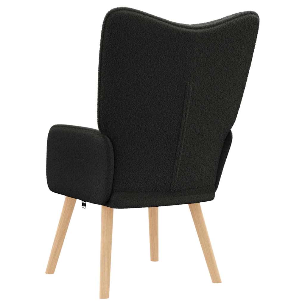 Sessel Schwarz 62 x 67 x 95,5 cm Sherpa-Stoff