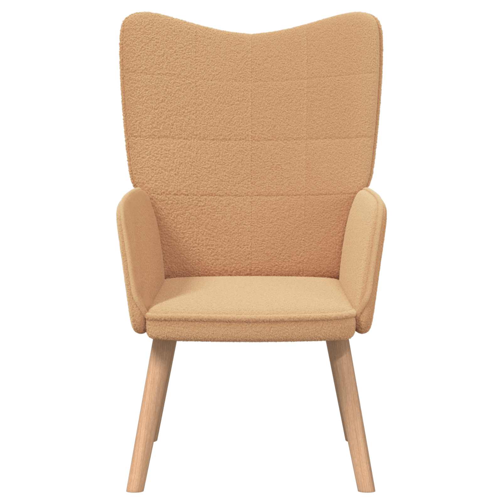Sessel Beige 62 x 67 x 95,5 cm Sherpa-Stoff