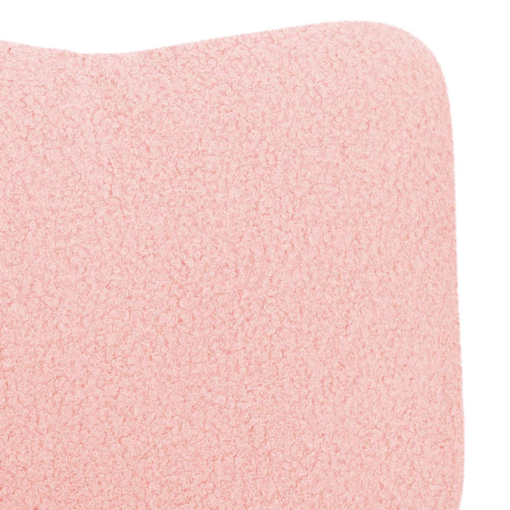 Sessel Rosa 63 x 67 x 94 cm Schafstoff und Sperrholz