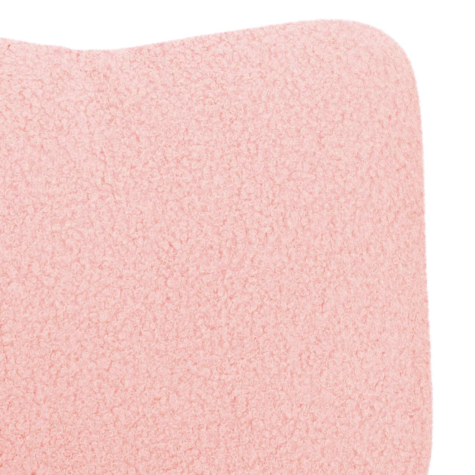Sessel Rosa 63 x 67 x 94 cm Schafstoff und Sperrholz