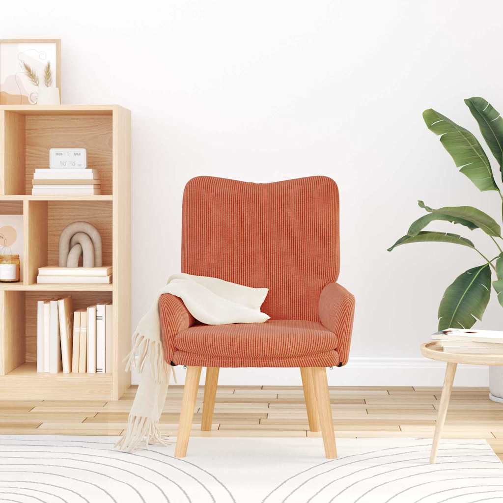 Sessel Rot-Orange 63 x 67 x 94 cm Stoff