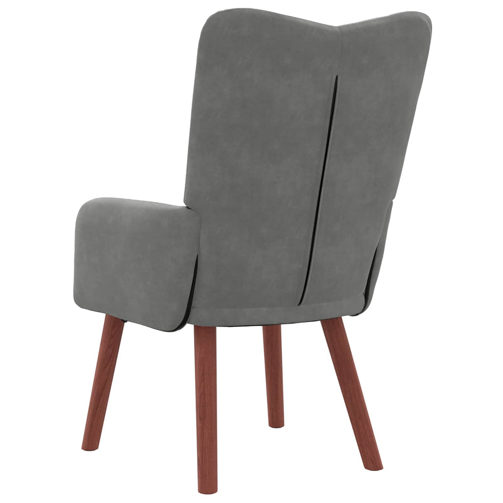 Sessel Dunkelgrau 63 x 67 x 94 cm Samt