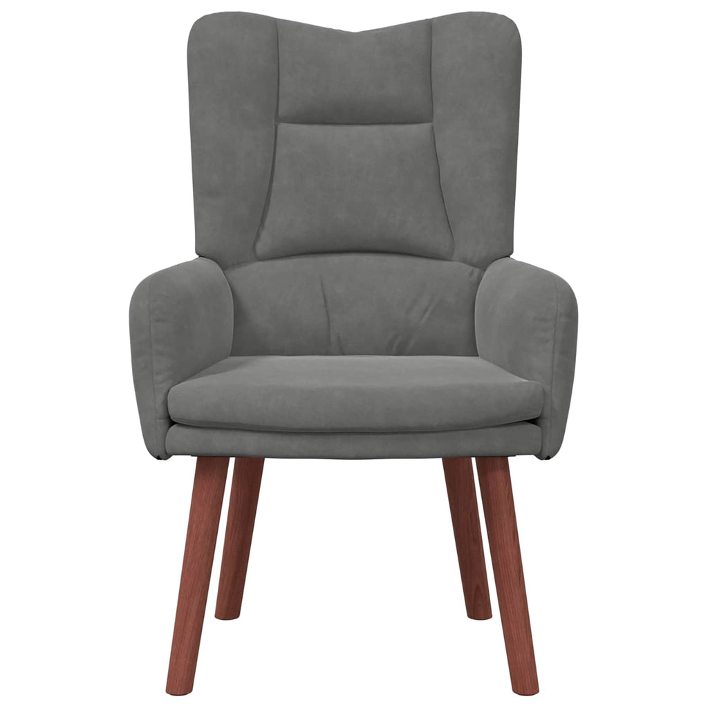 Sessel Dunkelgrau 63 x 67 x 94 cm Samt