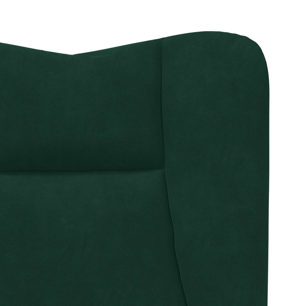 Sessel Dunkelgrün 63 x 67 x 94 cm Samt