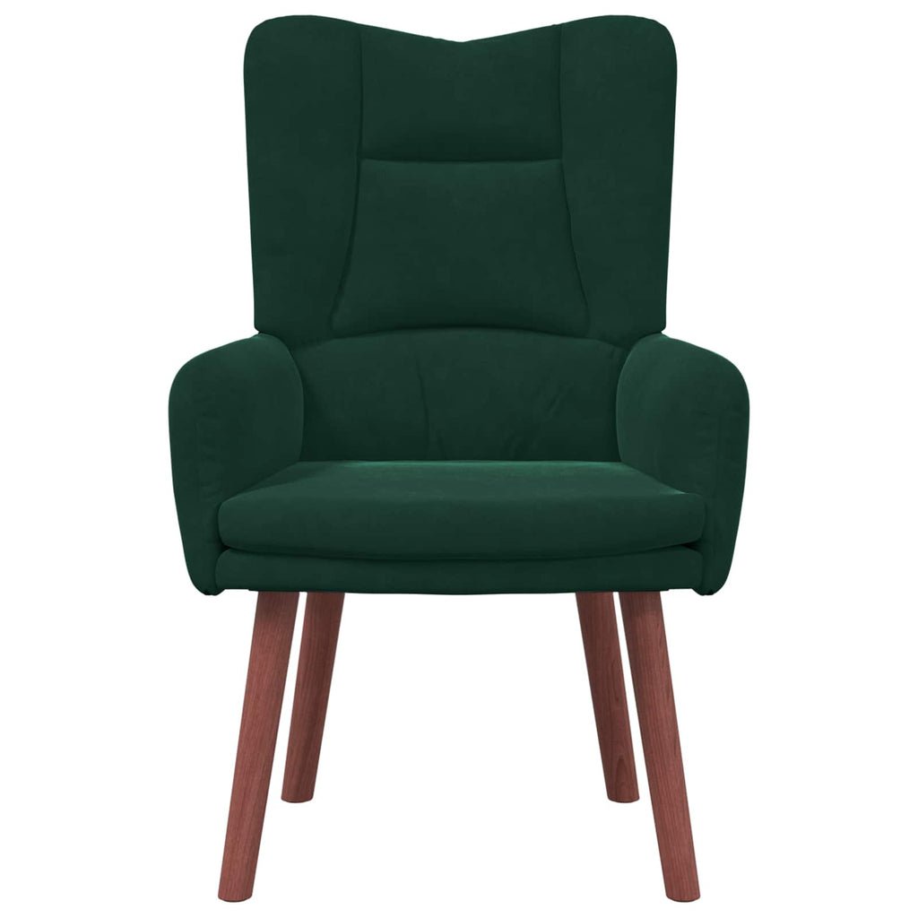 Sessel Dunkelgrün 63 x 67 x 94 cm Samt
