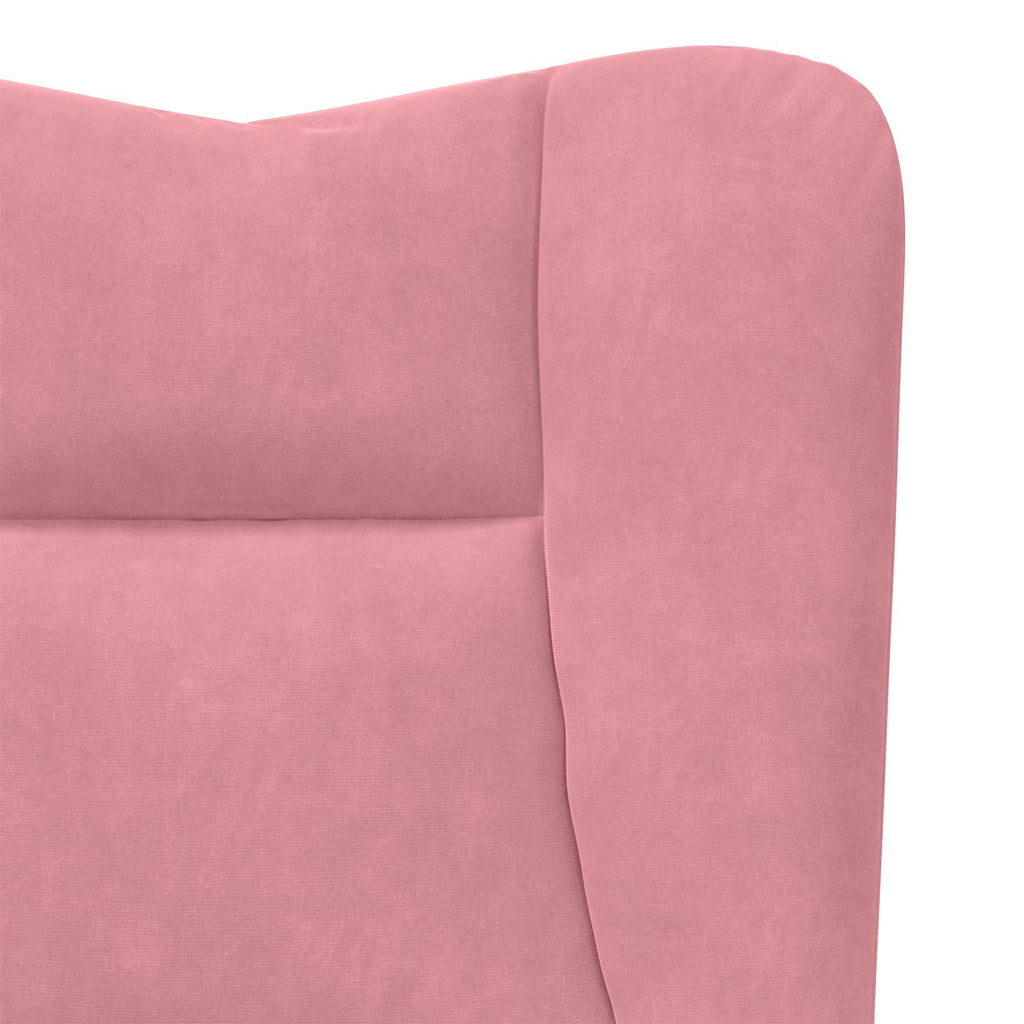 Sessel Rosa 63 x 67 x 94 cm Samt