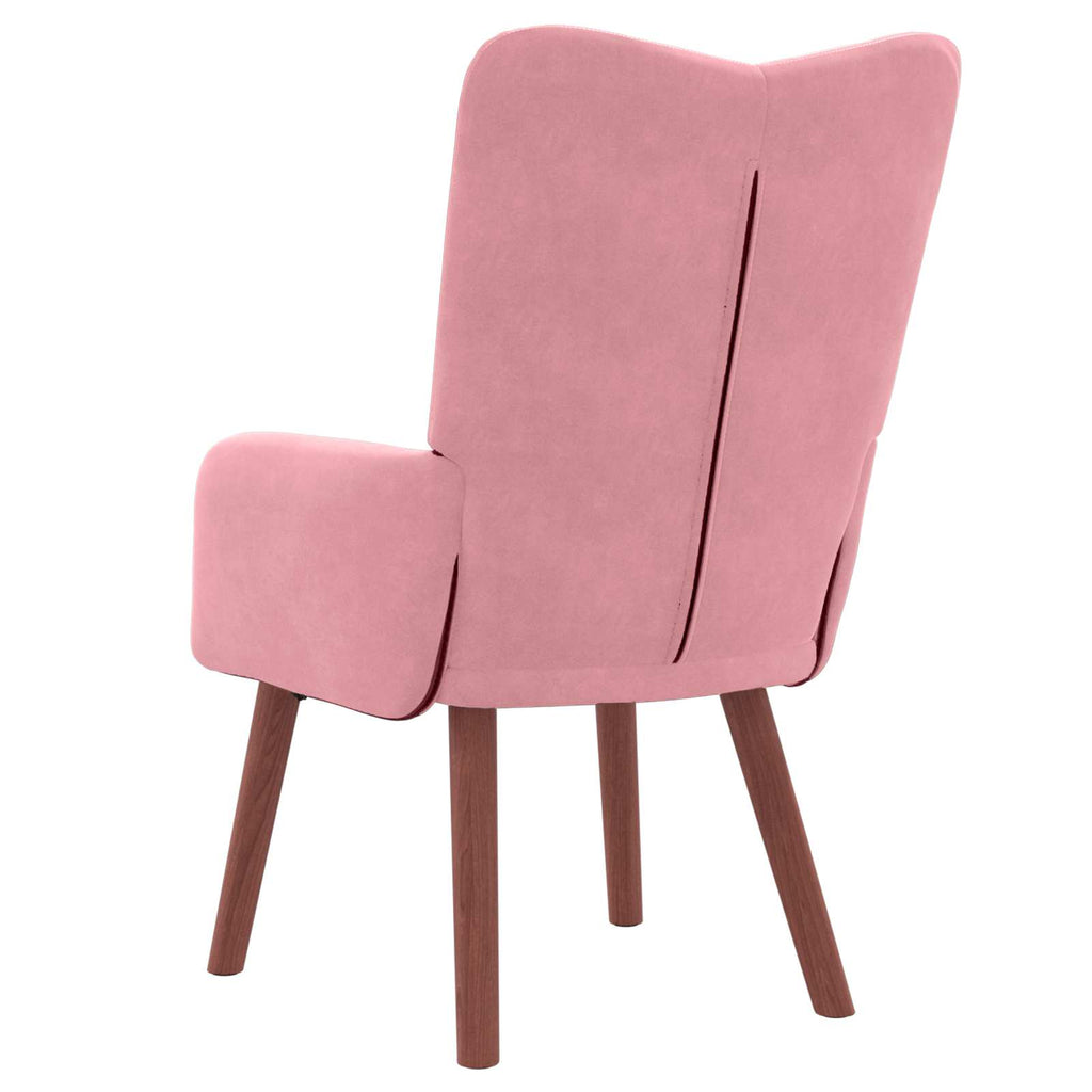 Sessel Rosa 63 x 67 x 94 cm Samt