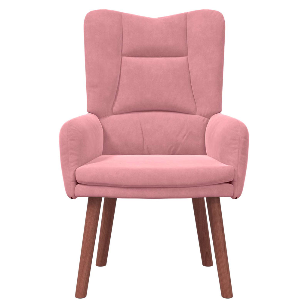 Sessel Rosa 63 x 67 x 94 cm Samt