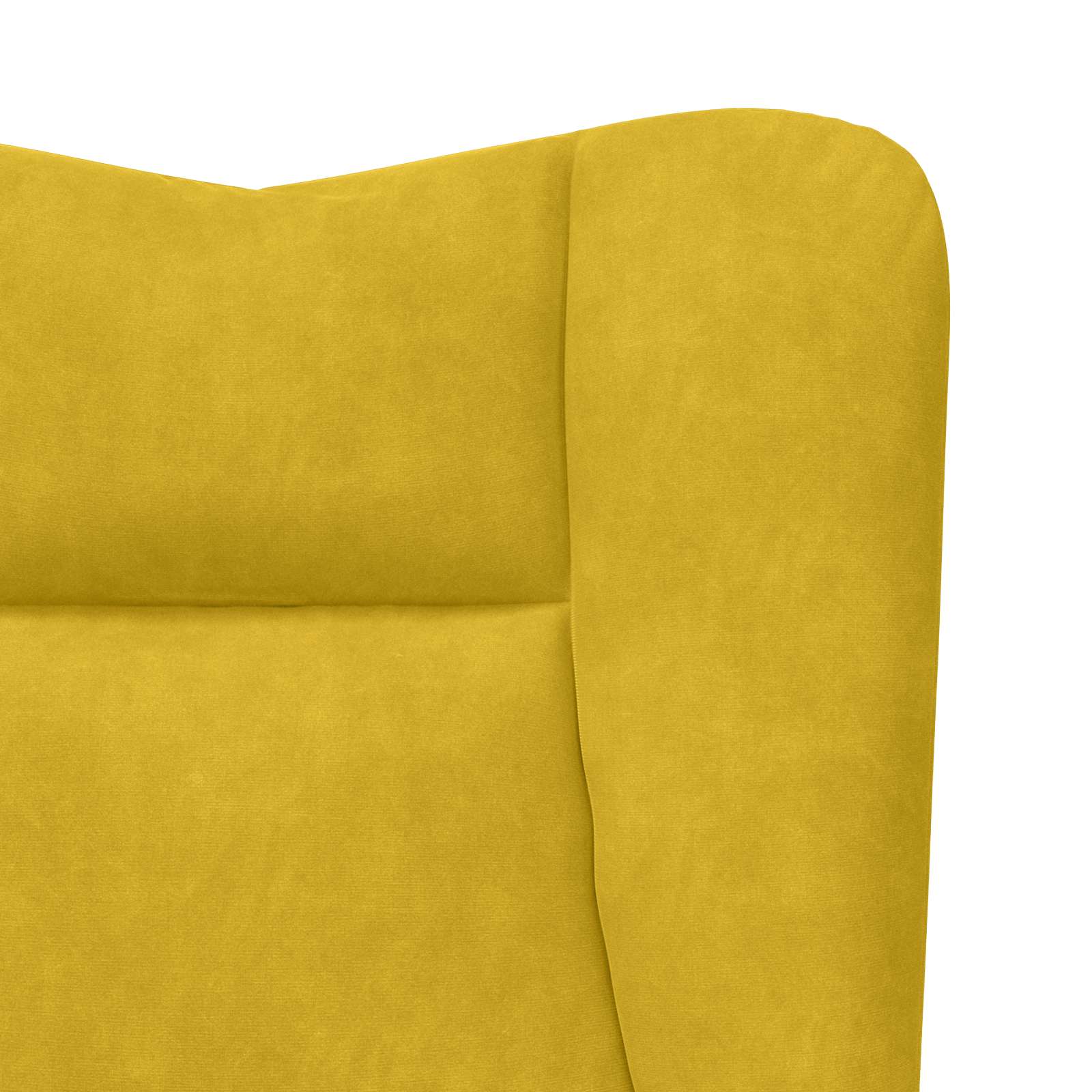 Sessel Gelb 63 x 67 x 94 cm Samt