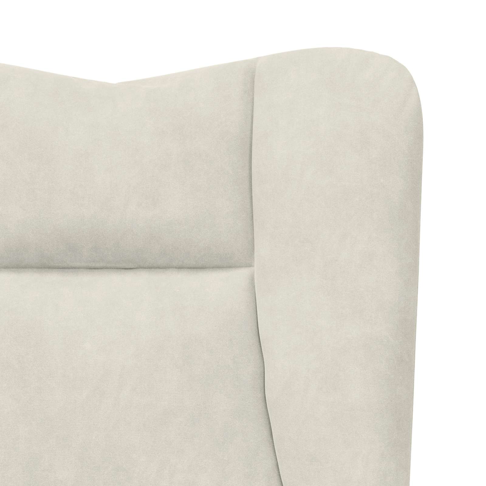 Sessel Creme 63 x 67 x 94 cm Samt