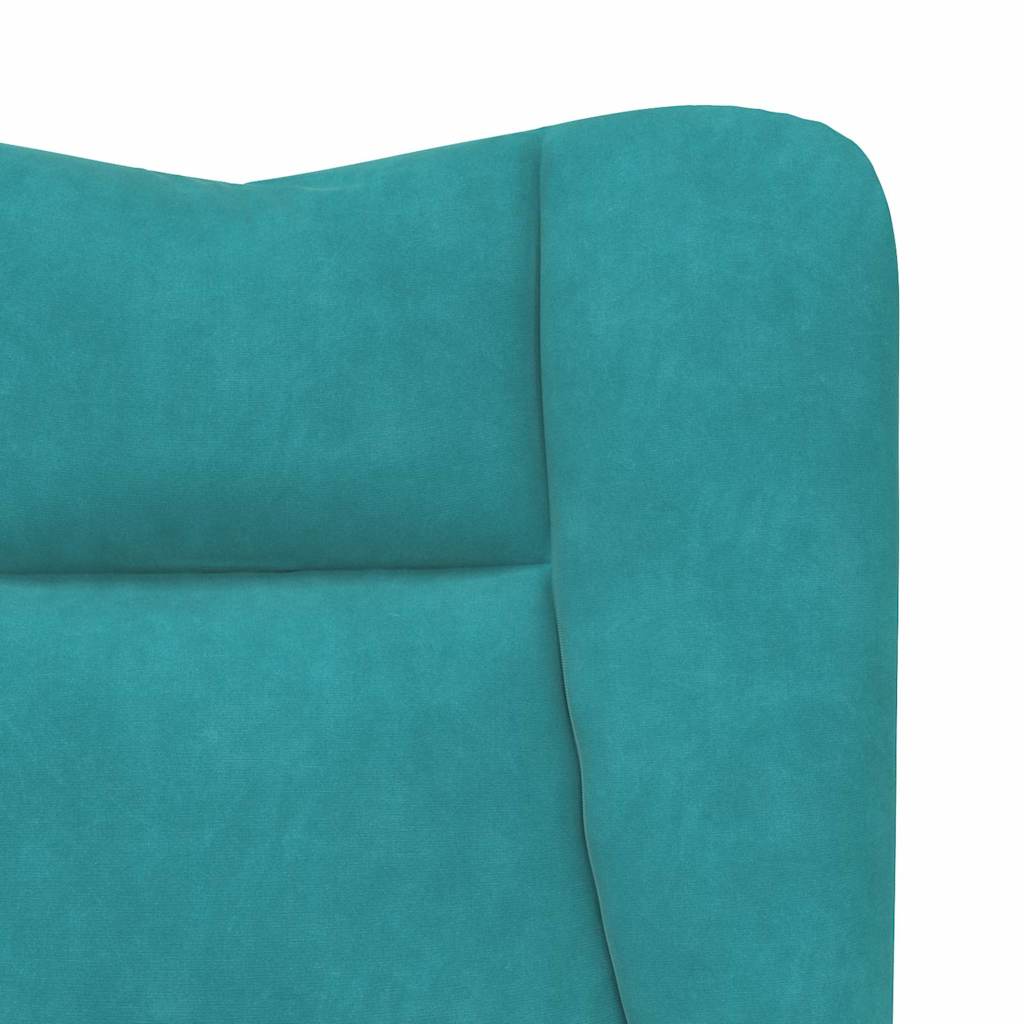 Sessel Türkis 63 x 67 x 94 cm Samt