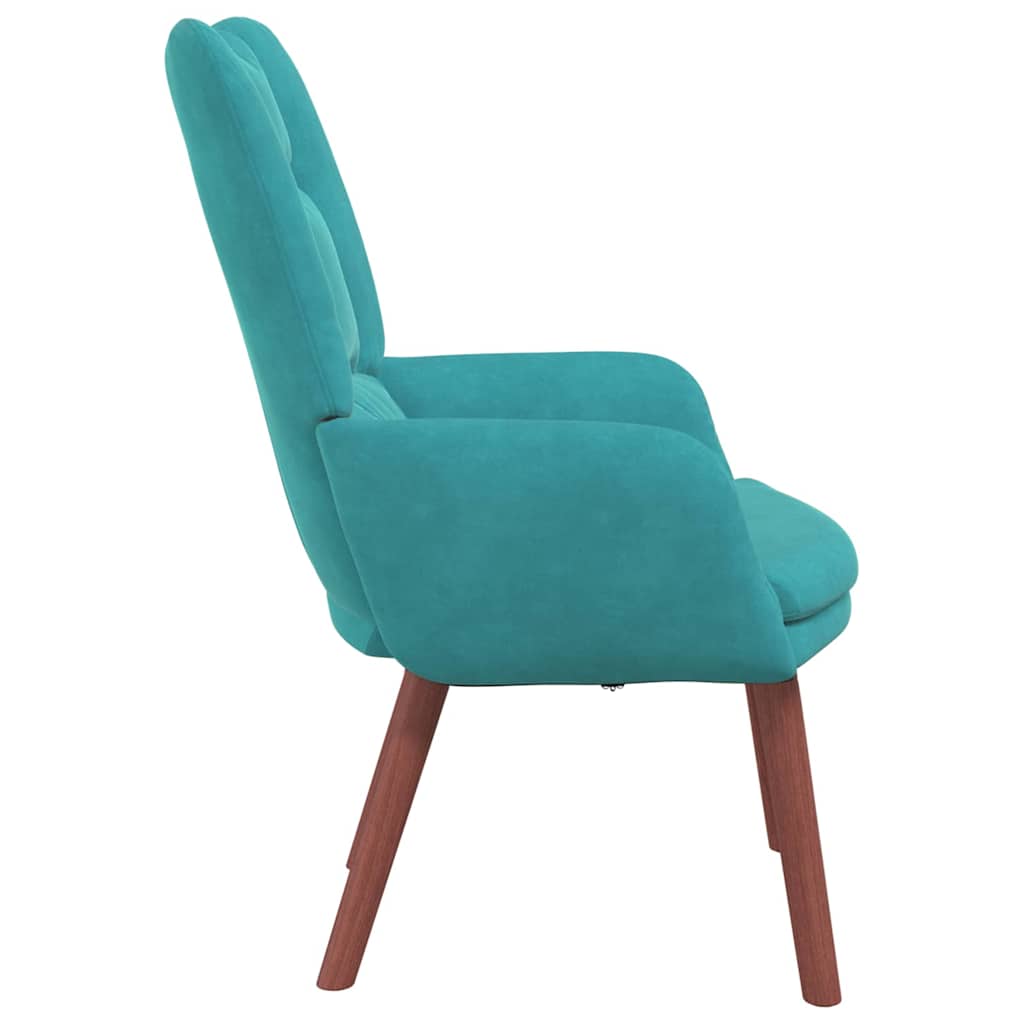 Sessel Türkis 63 x 67 x 94 cm Samt