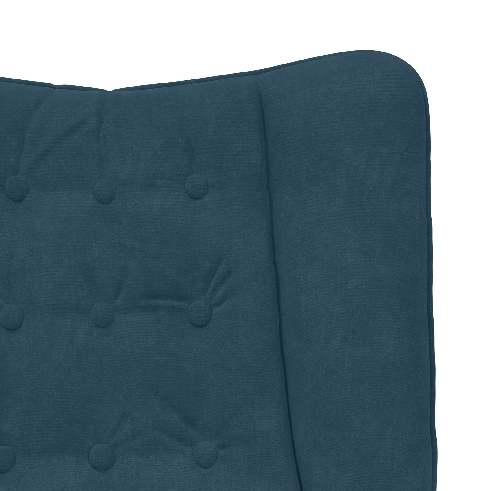 Sessel Blau 63 x 67 x 94 cm Samt