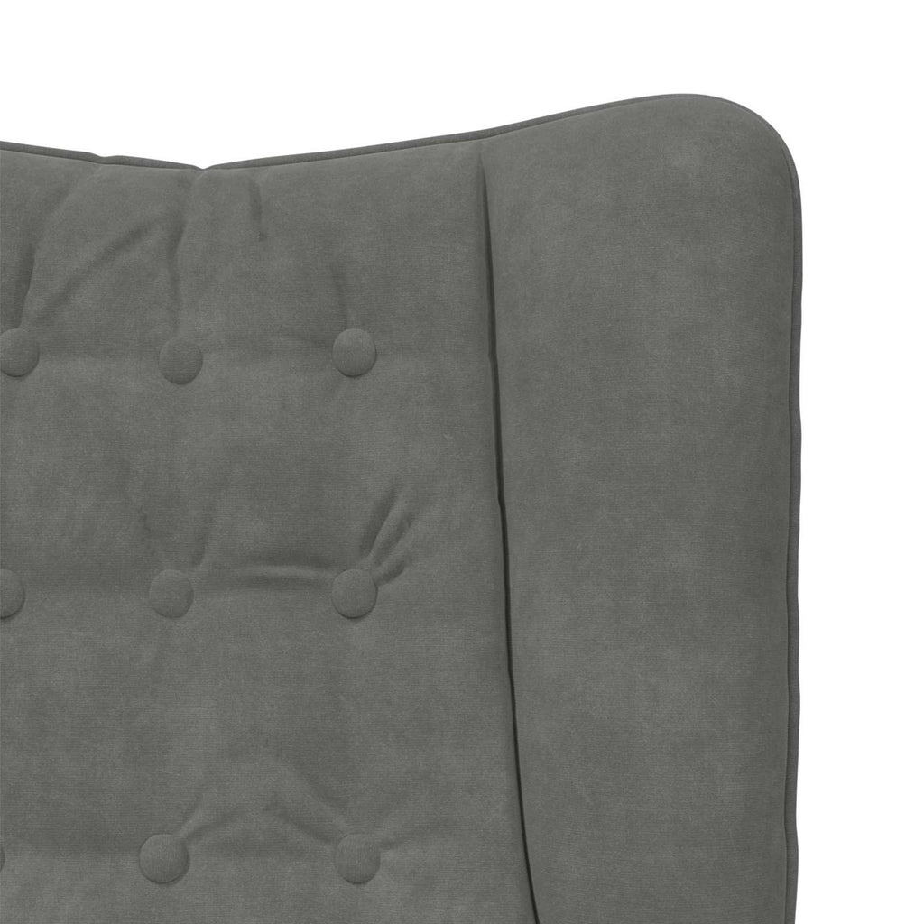 Sessel Dunkelgrau 63 x 67 x 94 cm Samt