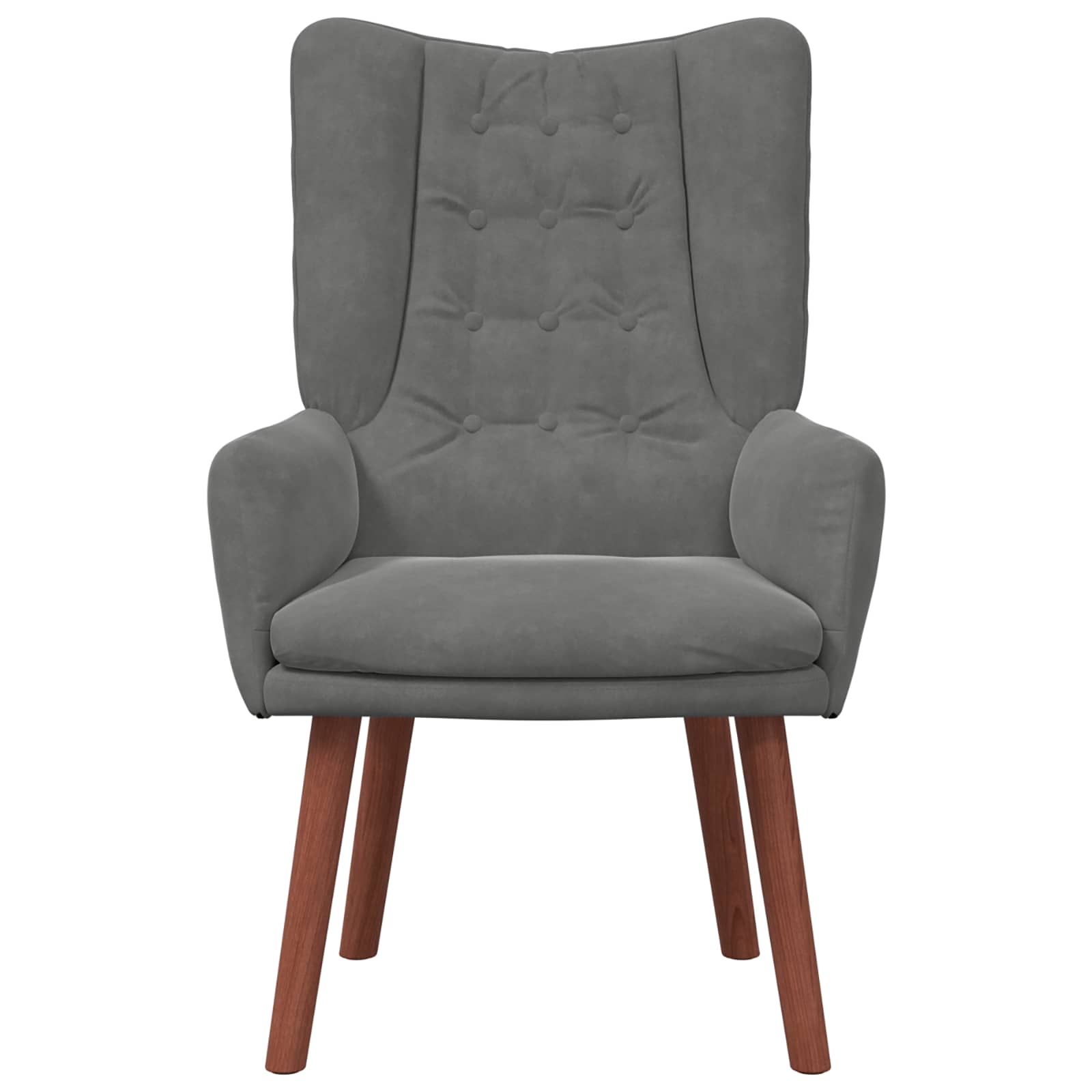 Sessel Dunkelgrau 63 x 67 x 94 cm Samt
