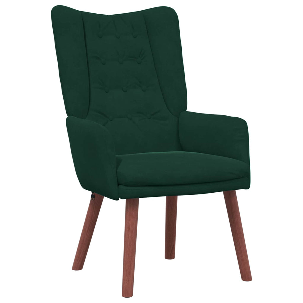 Sessel Dunkelgrün 63 x 67 x 94 cm Samt