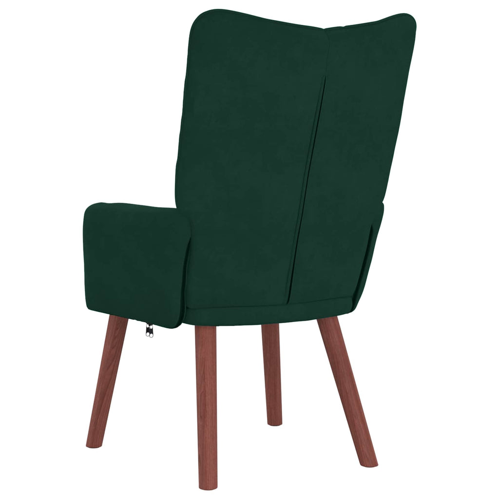 Sessel Dunkelgrün 63 x 67 x 94 cm Samt