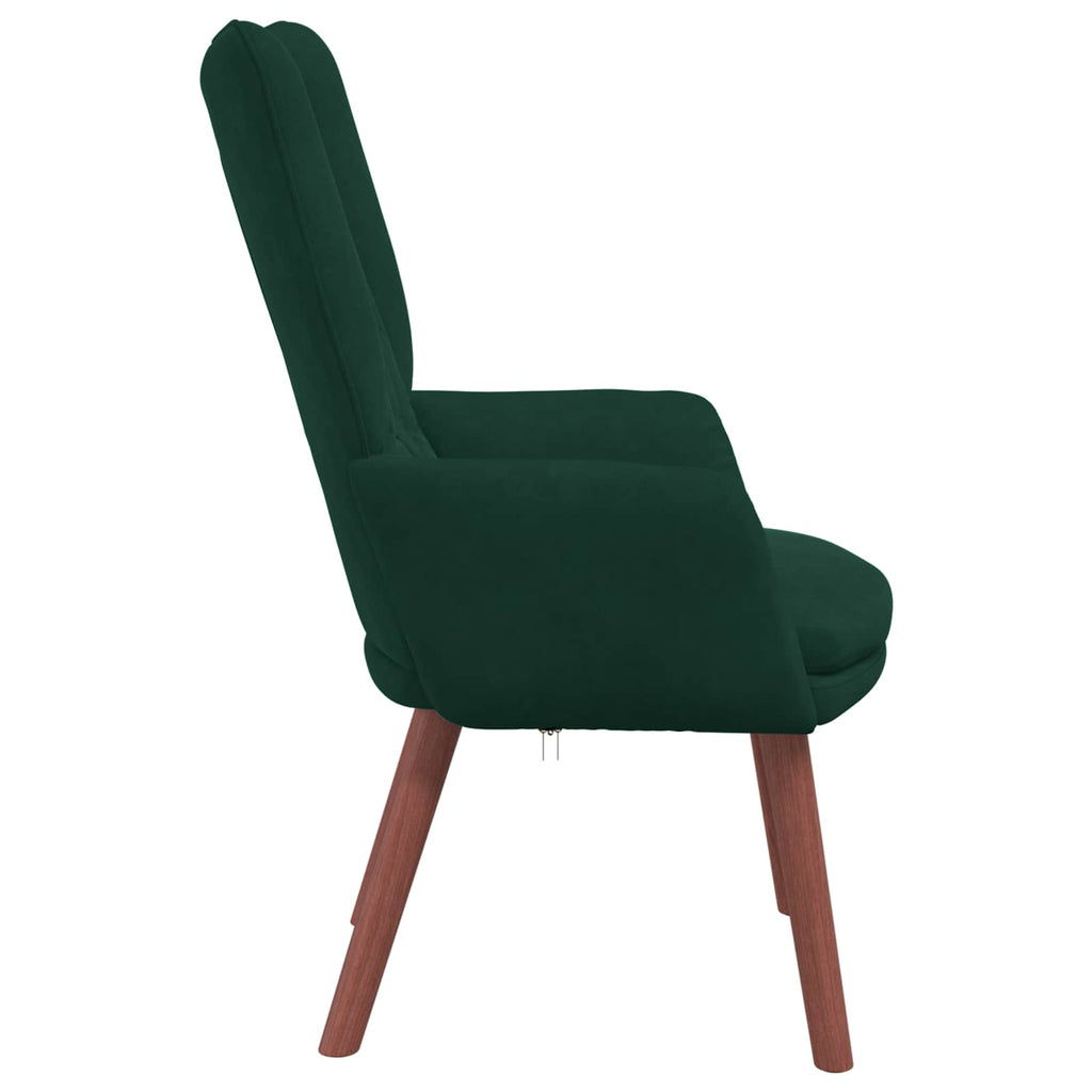 Sessel Dunkelgrün 63 x 67 x 94 cm Samt