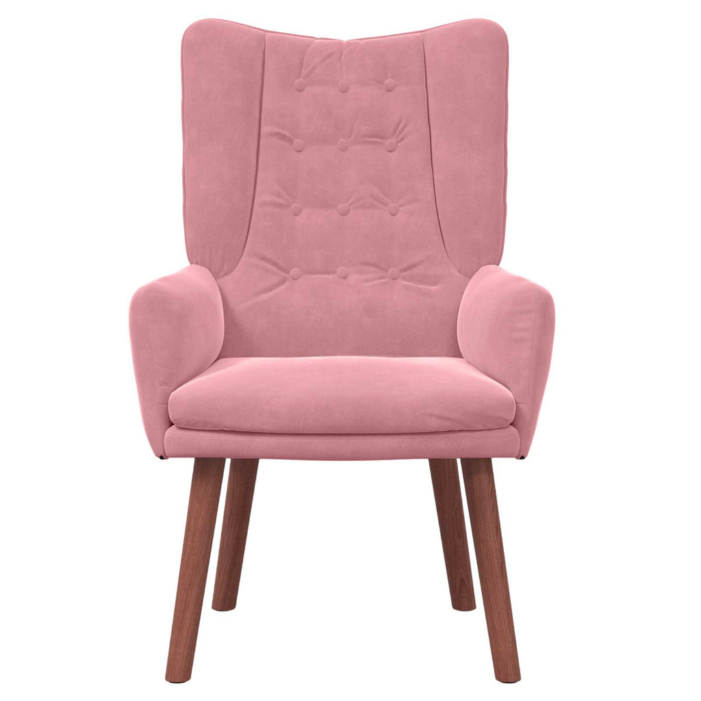 Sessel Rosa 63 x 67 x 94 cm Samt