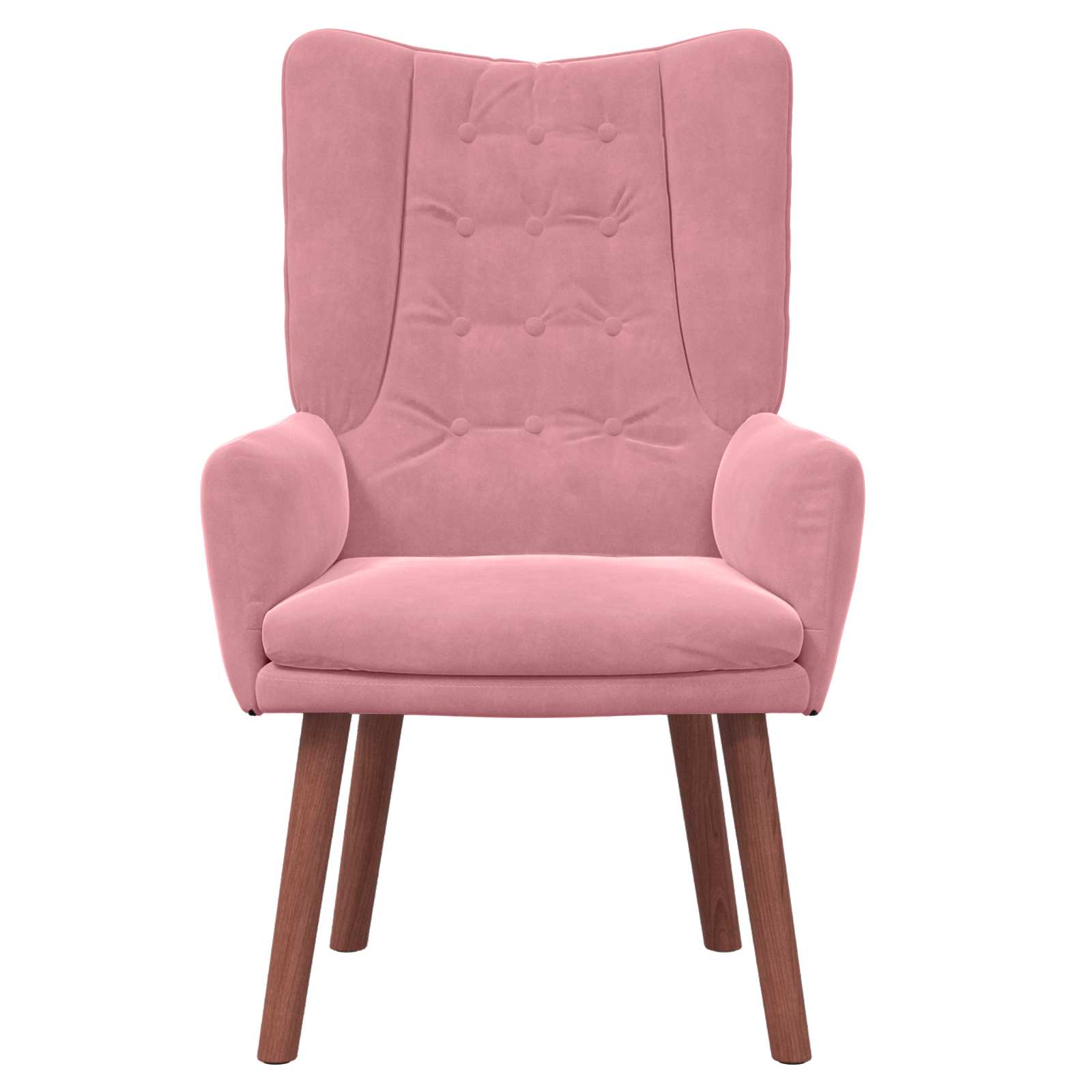 Sessel Rosa 63 x 67 x 94 cm Samt