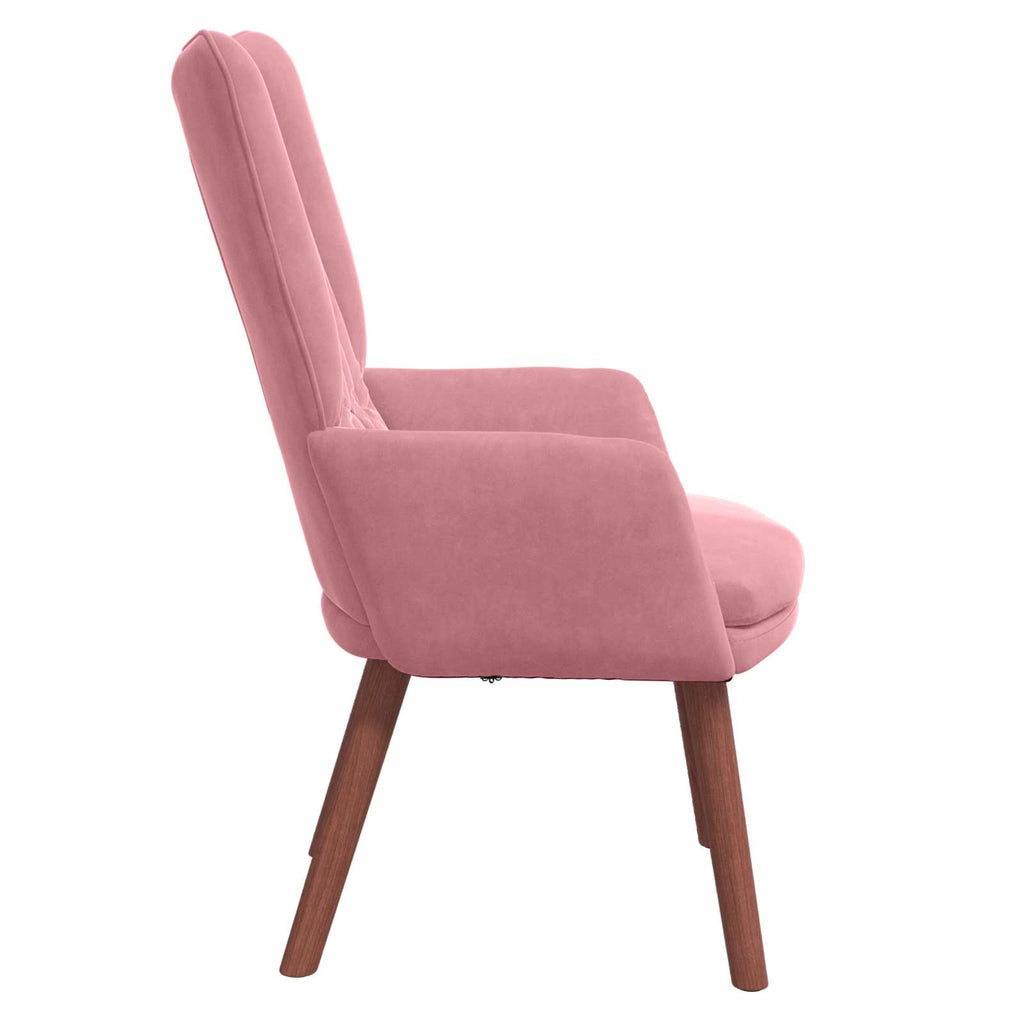 Sessel Rosa 63 x 67 x 94 cm Samt