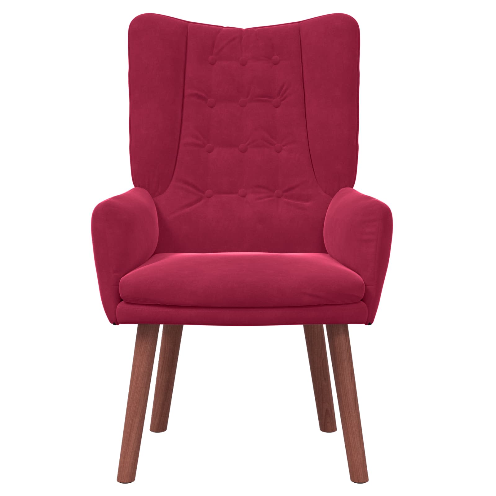 Sessel Weinrot 63 x 67 x 94 cm Samt