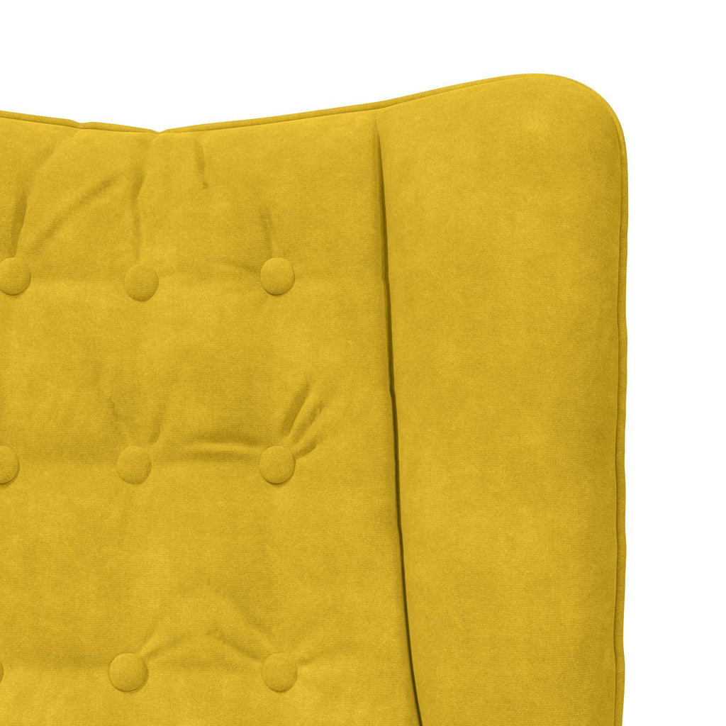 Sessel Gelb 63 x 67 x 94 cm Samt