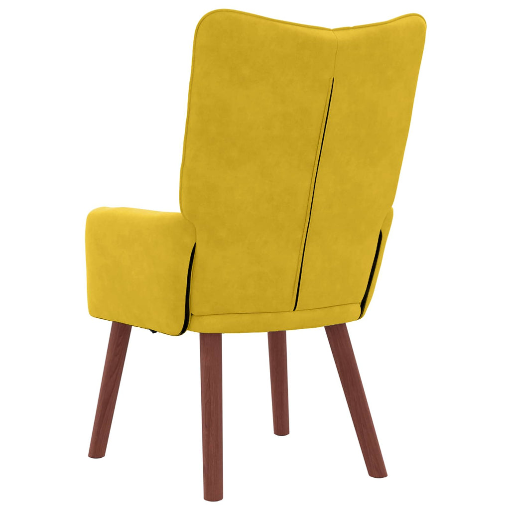 Sessel Gelb 63 x 67 x 94 cm Samt