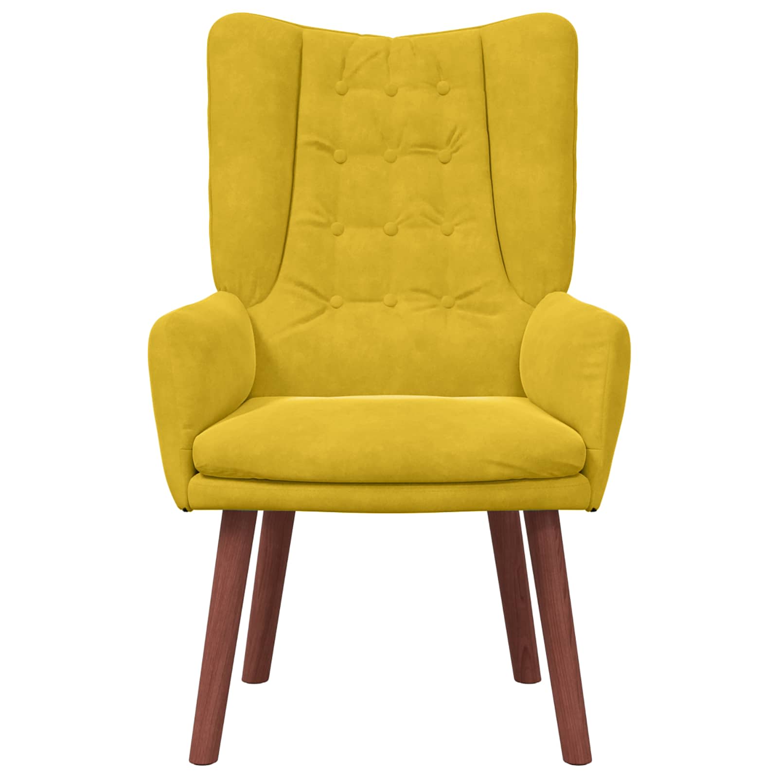 Sessel Gelb 63 x 67 x 94 cm Samt