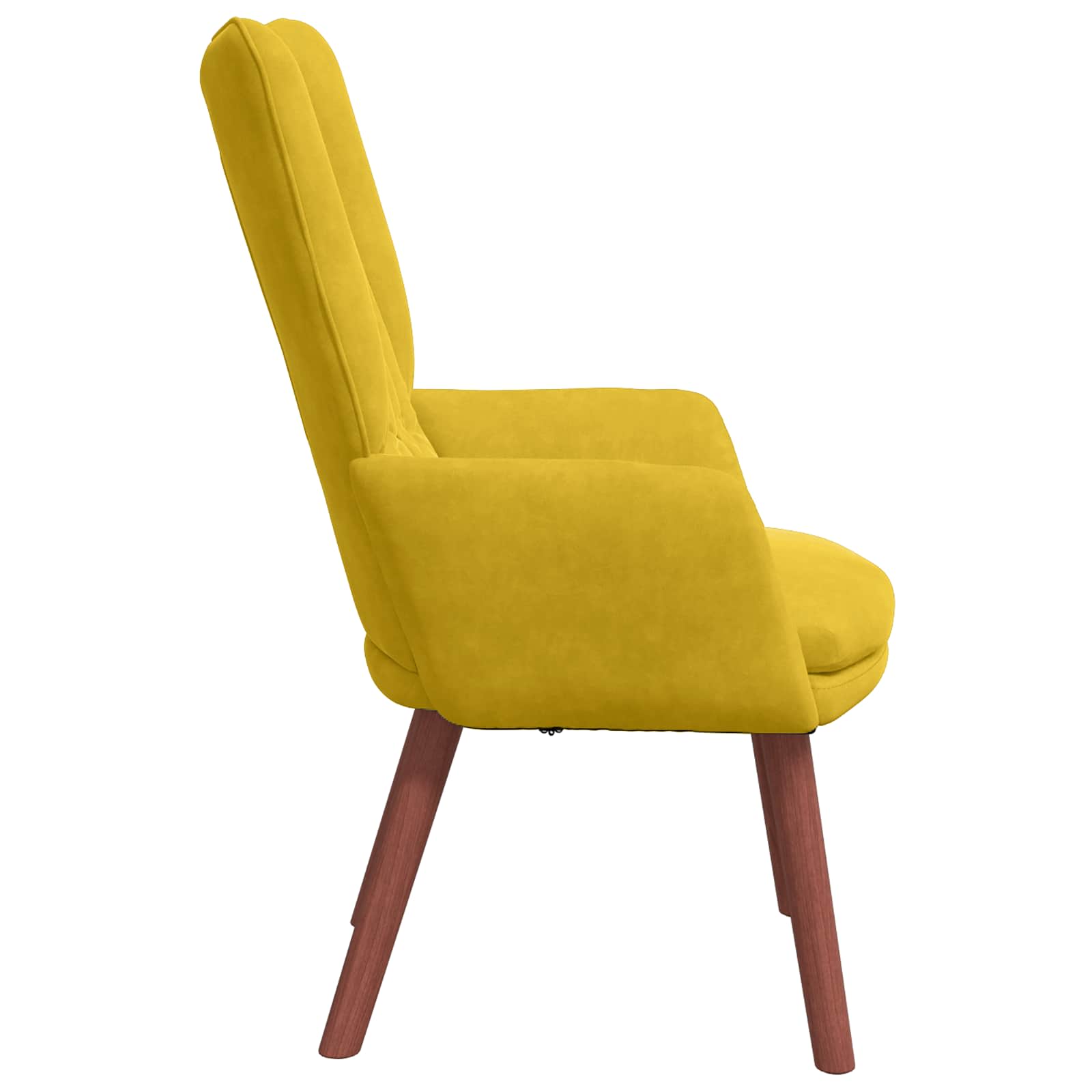 Sessel Gelb 63 x 67 x 94 cm Samt