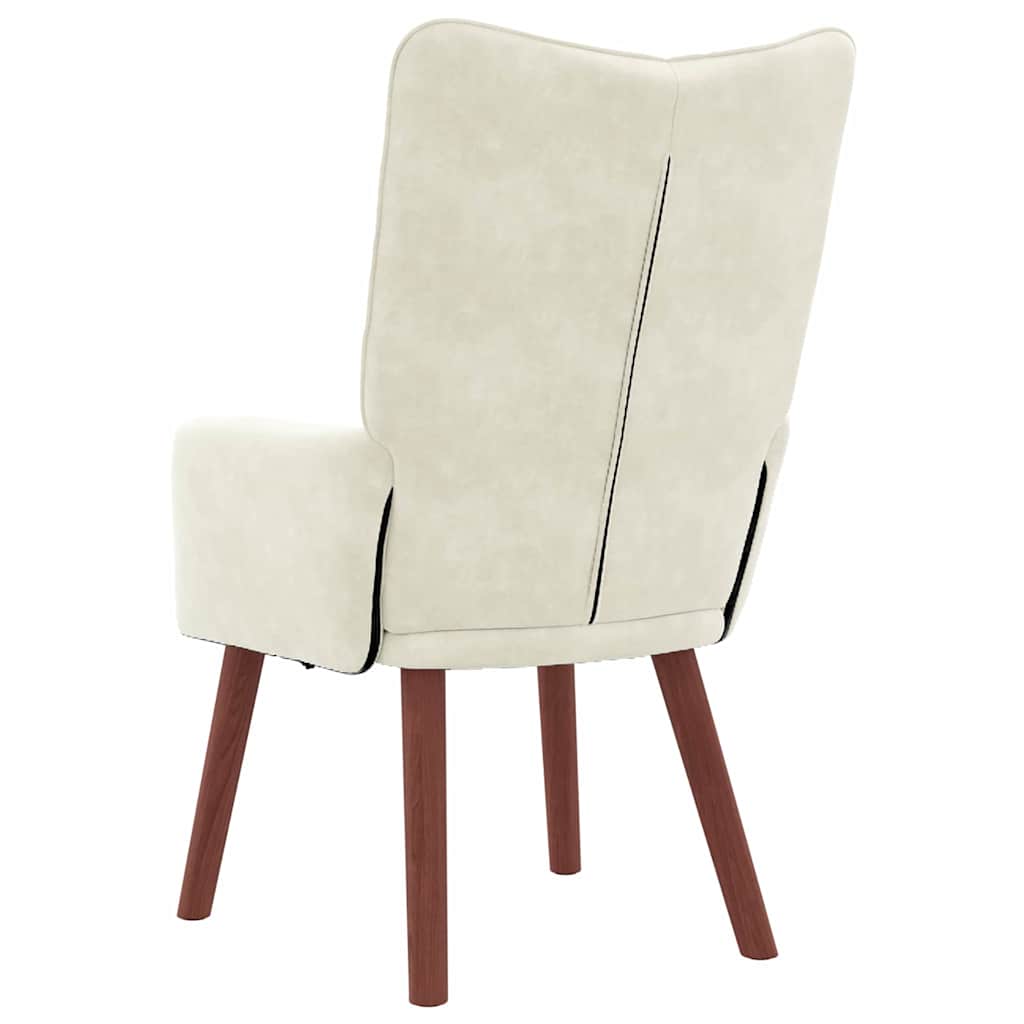 Sessel Creme 63 x 67 x 94 cm Samt