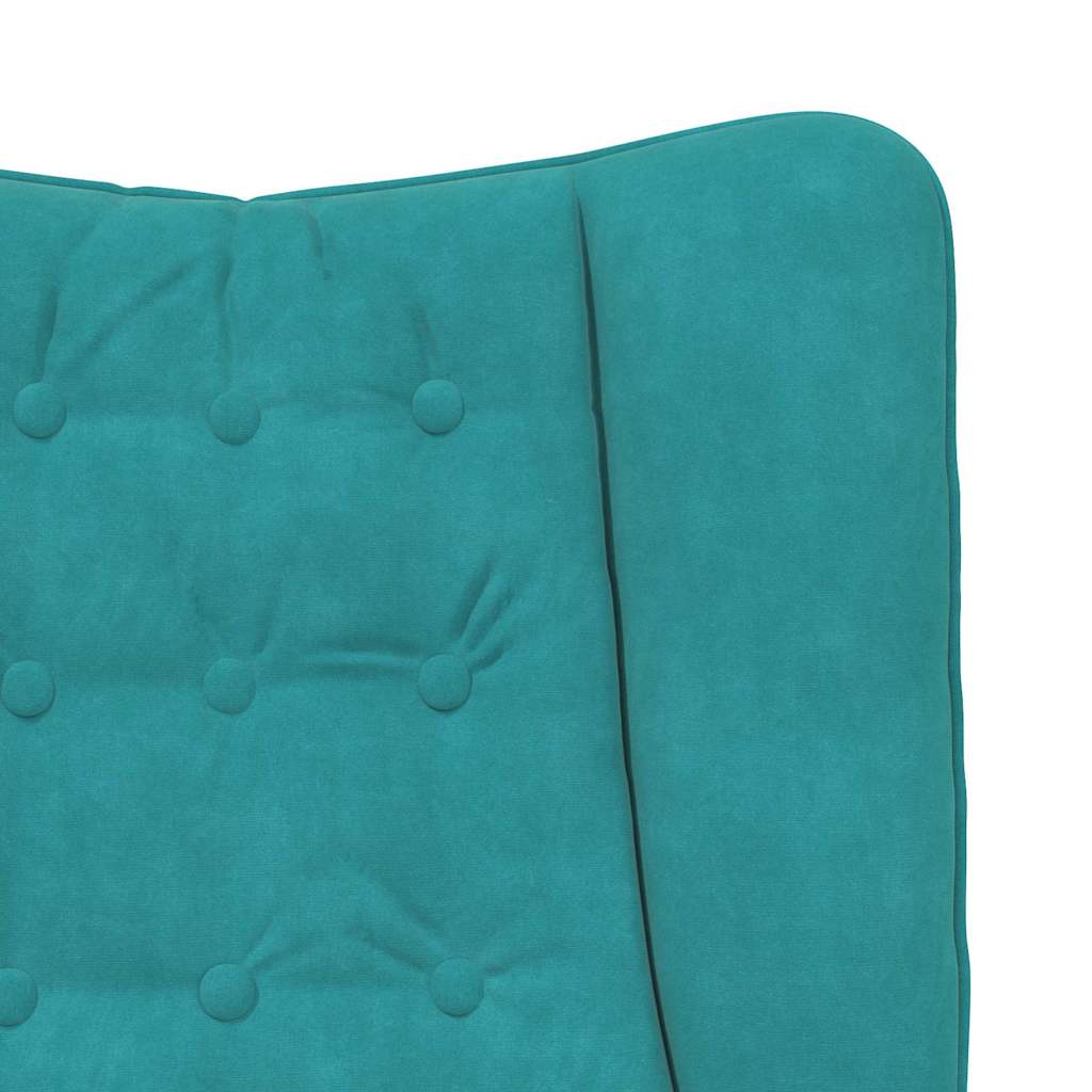 Sessel Türkis 63 x 67 x 94 cm Samt