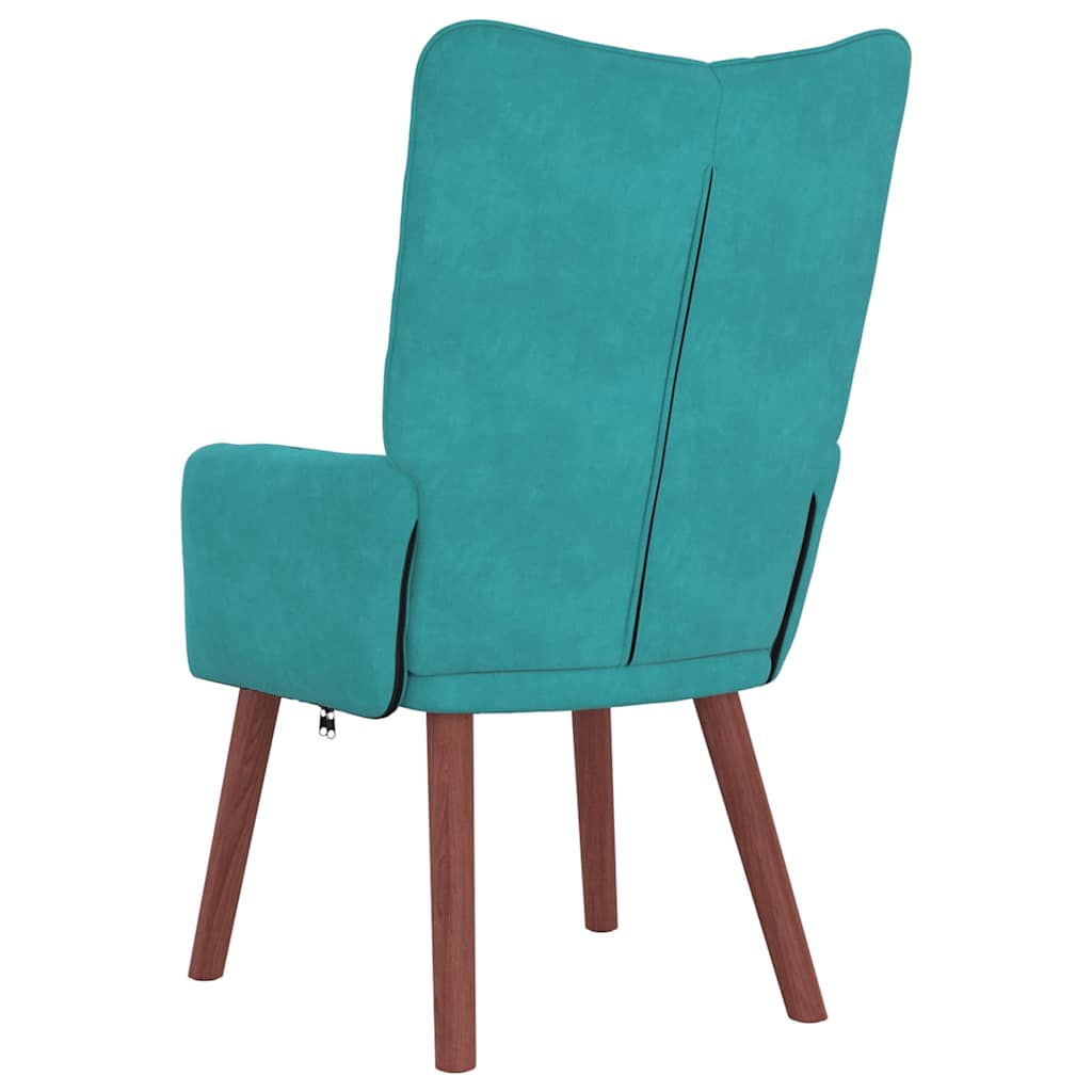 Sessel Türkis 63 x 67 x 94 cm Samt