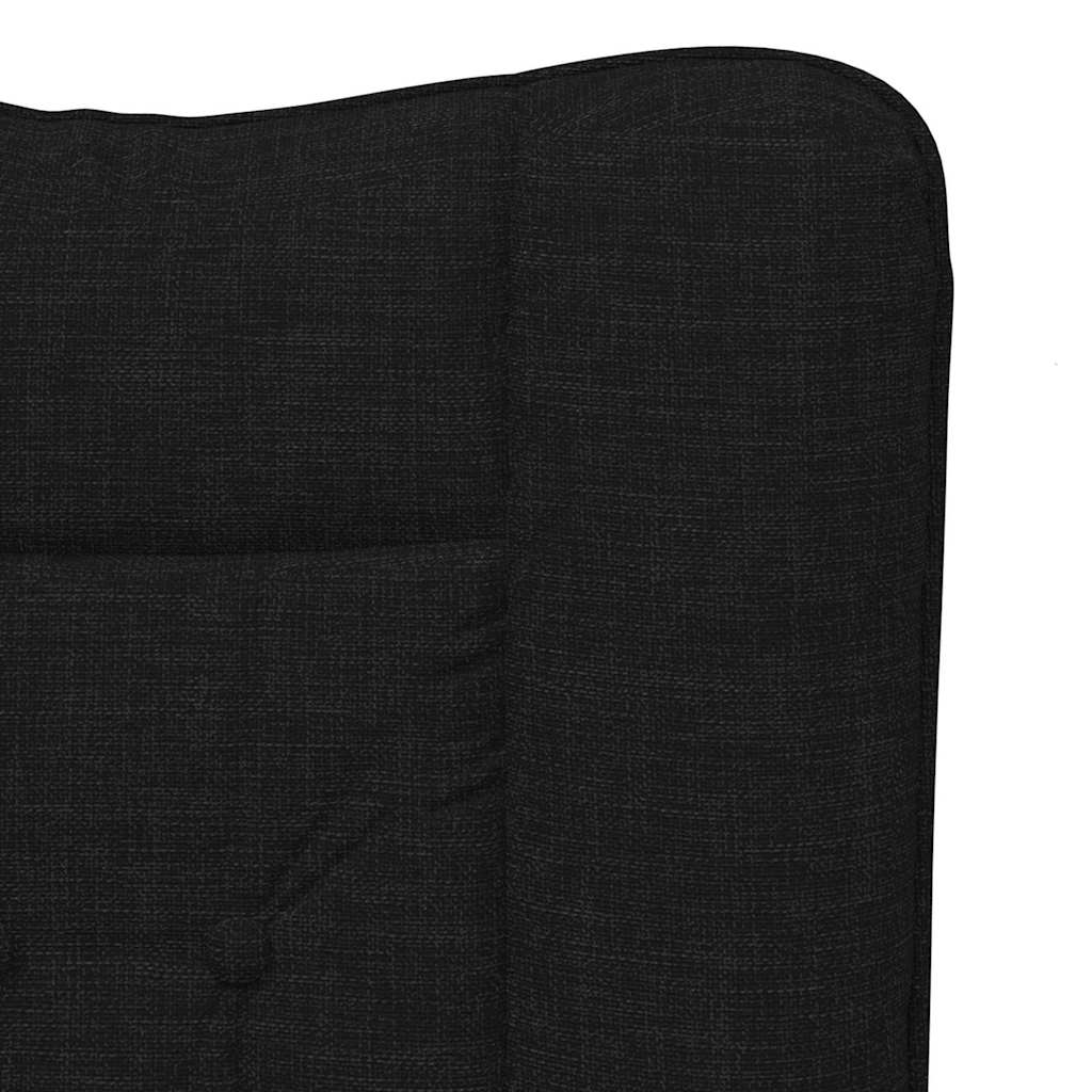 Sessel Schwarz 63 x 67 x 94 cm Stoff und Sperrholz