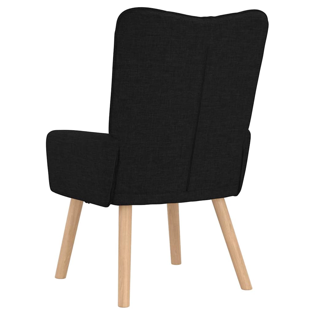Sessel Schwarz 63 x 67 x 94 cm Stoff und Sperrholz