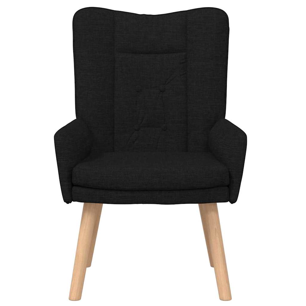 Sessel Schwarz 63 x 67 x 94 cm Stoff und Sperrholz