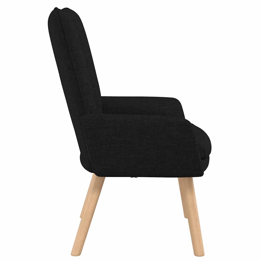 Sessel Schwarz 63 x 67 x 94 cm Stoff und Sperrholz