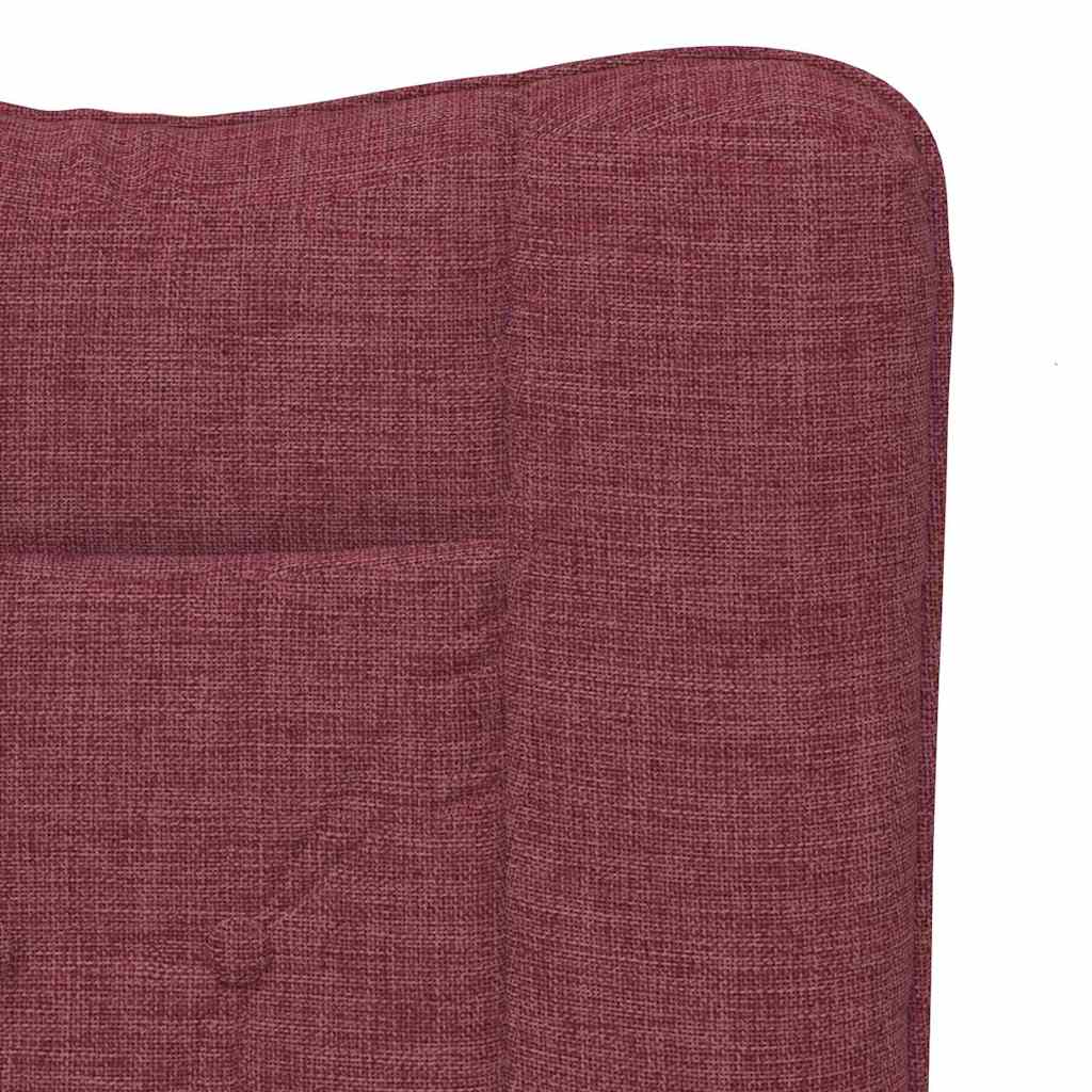 Sessel Weinrot 63 x 67 x 94 cm Stoff und Sperrholz