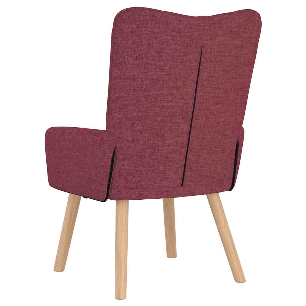 Sessel Weinrot 63 x 67 x 94 cm Stoff und Sperrholz
