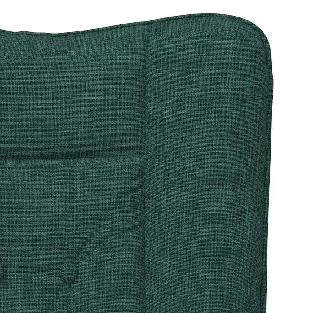Sessel Dunkelgrün 63 x 67 x 94 cm Stoff und Sperrholz