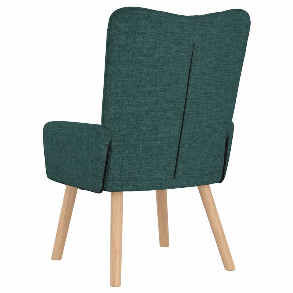 Sessel Dunkelgrün 63 x 67 x 94 cm Stoff und Sperrholz