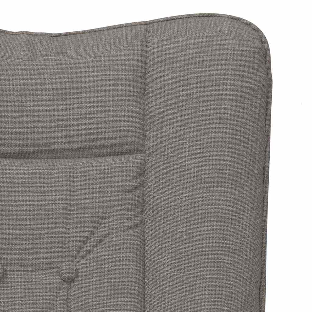 Sessel Taupe 63 x 67 x 94 cm Stoff und Sperrholz