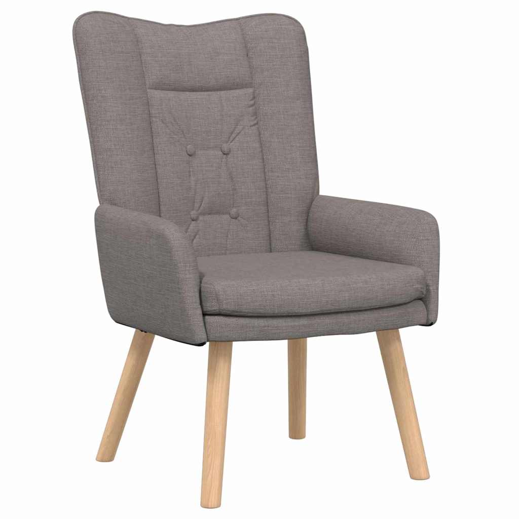 Sessel Taupe 63 x 67 x 94 cm Stoff und Sperrholz