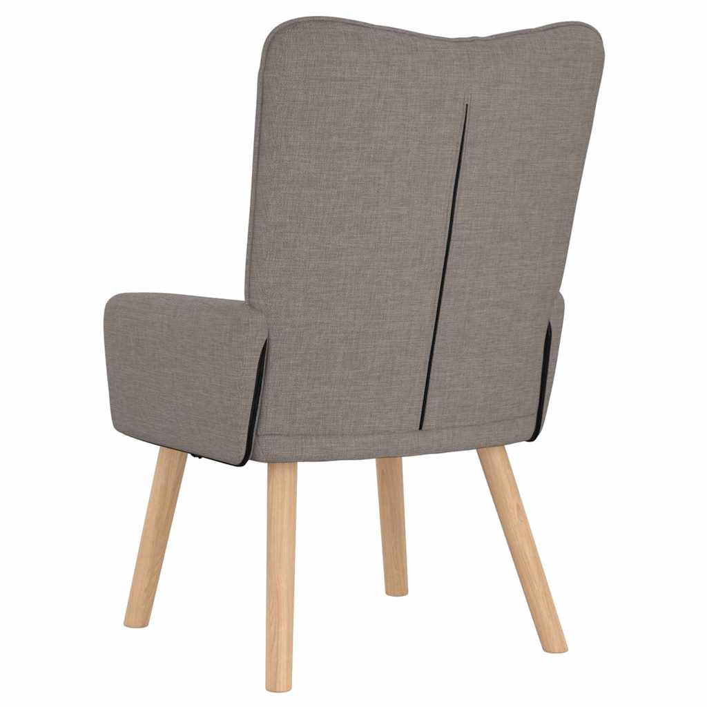 Sessel Taupe 63 x 67 x 94 cm Stoff und Sperrholz