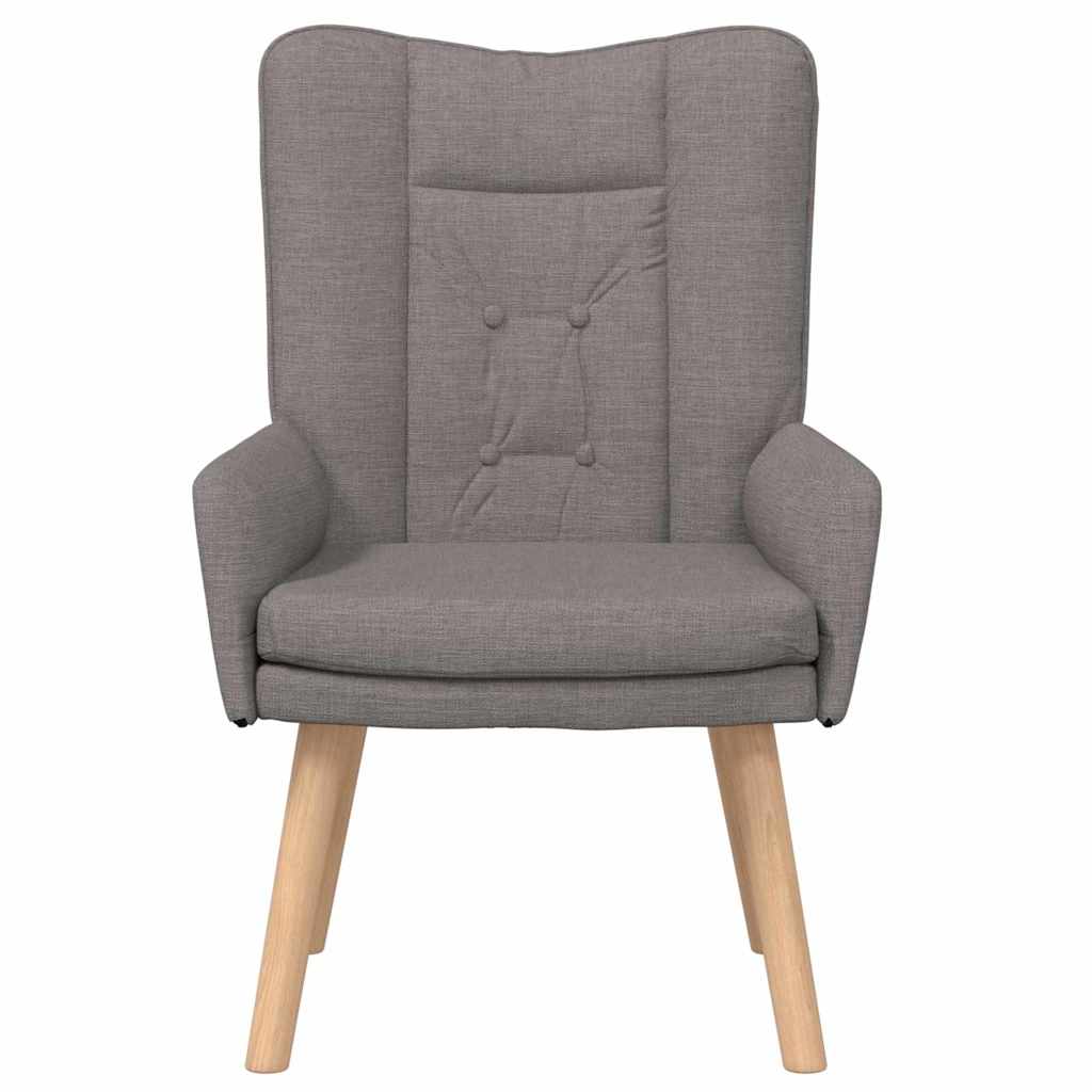 Sessel Taupe 63 x 67 x 94 cm Stoff und Sperrholz