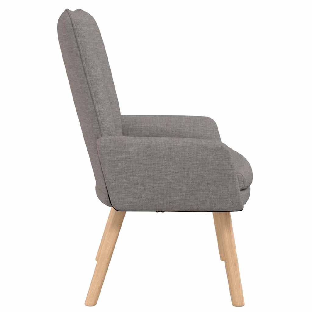 Sessel Taupe 63 x 67 x 94 cm Stoff und Sperrholz