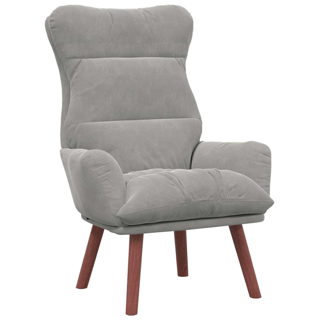 Sessel Hellgrau 69 x 74 x 93 cm Samt