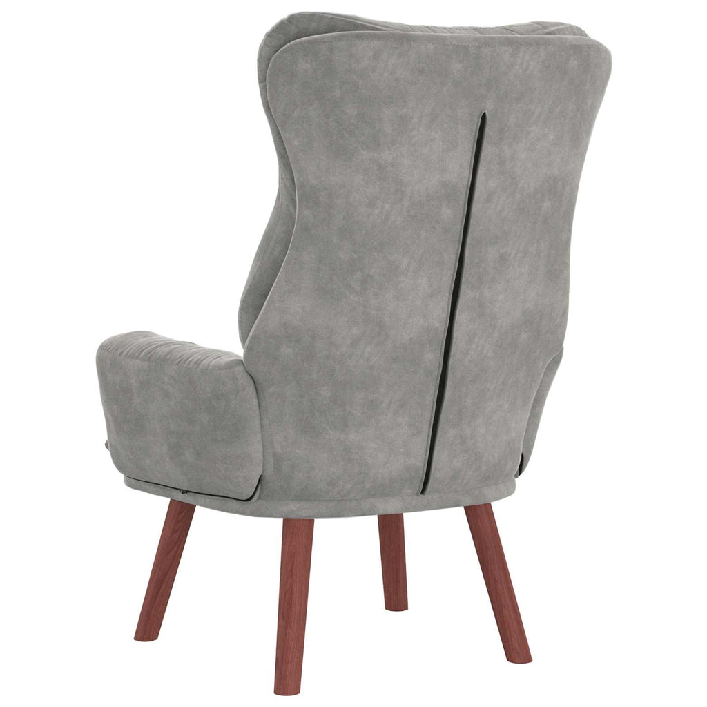 Sessel Hellgrau 69 x 74 x 93 cm Samt