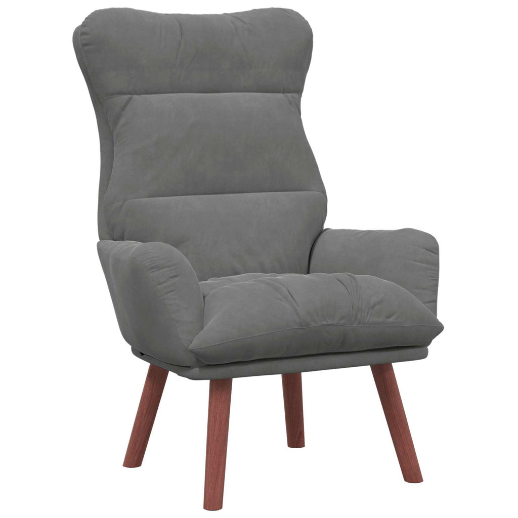 Sessel Dunkelgrau 69 x 74 x 93 cm Samt