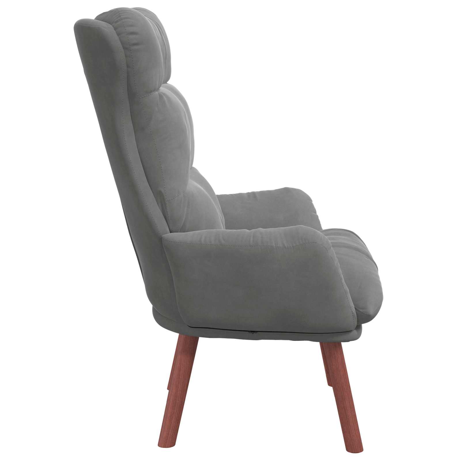 Sessel Dunkelgrau 69 x 74 x 93 cm Samt
